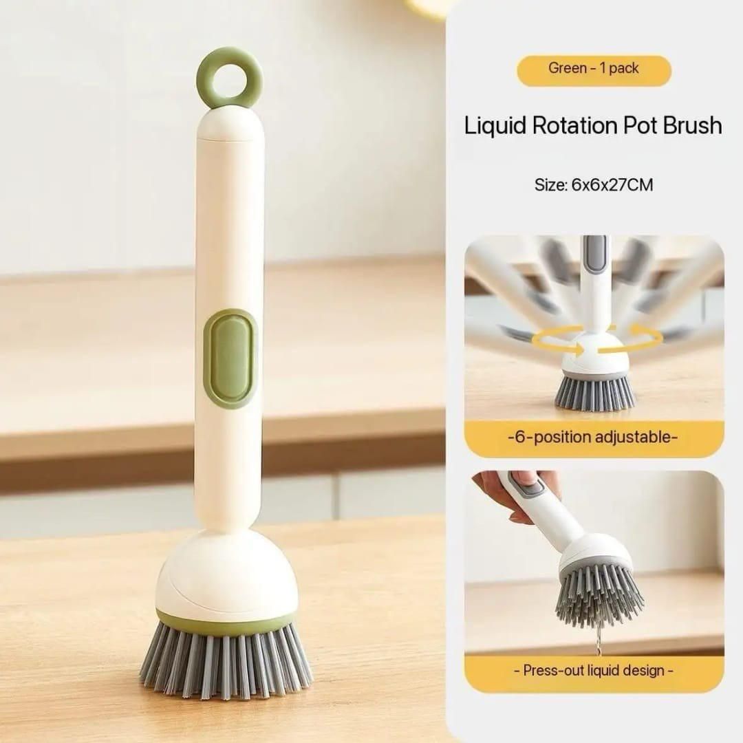 360� Scrubber Wand with Liquid Dispenser